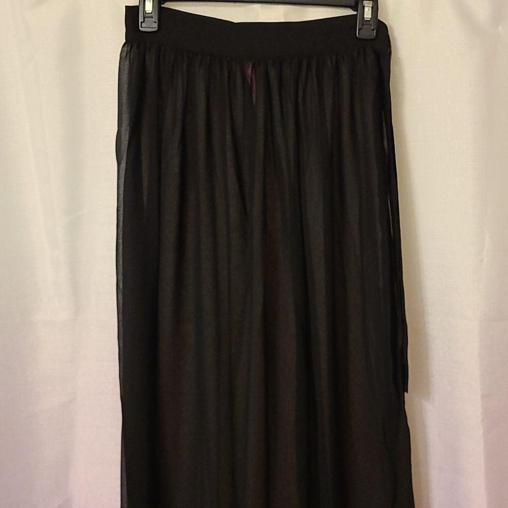 Victoria's Secret Black Sheer Swim Sarong